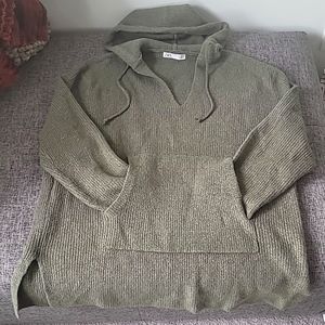 Zara Knit Hooded Pullover